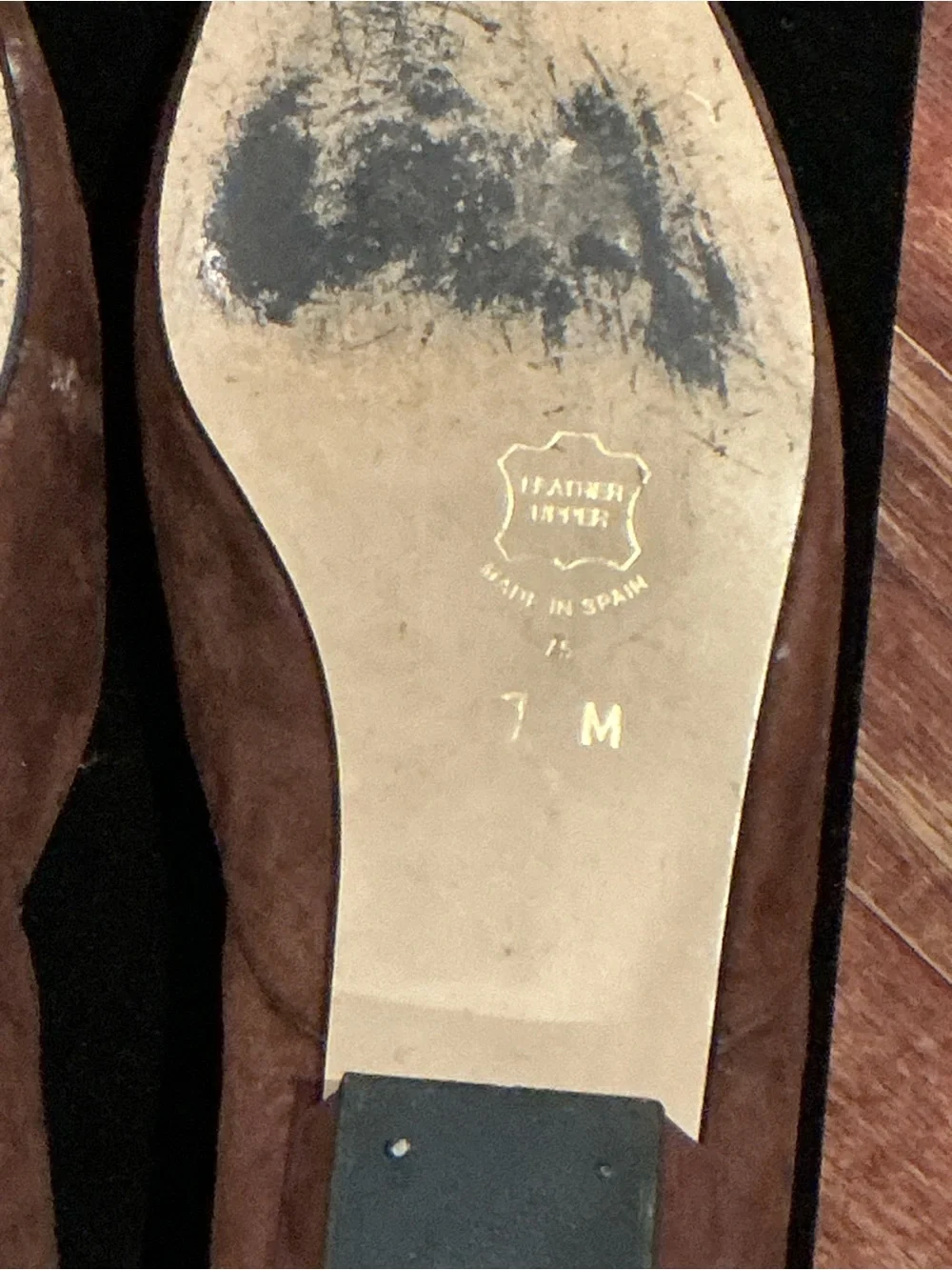 Sergio Zelcer Spanish Leather Slip-On Flats